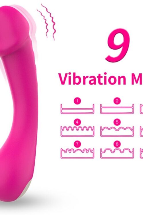 ARMONY – DILDO VIBRADOR PUNTO G SILICONA FUCSIA
