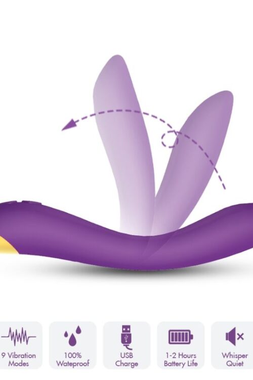 ARMONY – FLAMINGO VIBRADOR MULTIPOSICION VIOLETA