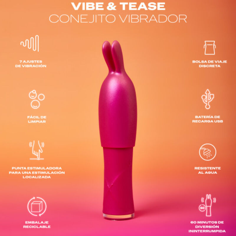 DUREX - TOY VIBRADOR VIBE & TEASE - Imagen 2