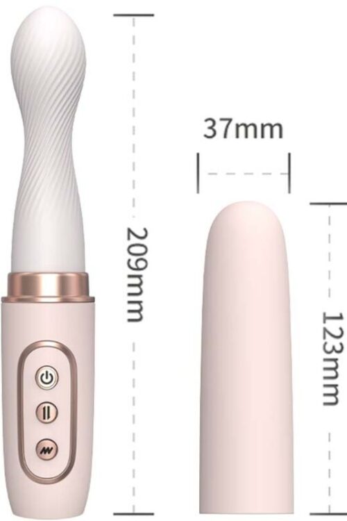ARMONY – VIBRADOR ROTADOR & TELESCÓPIO AUTOMÁTICO YELLOW