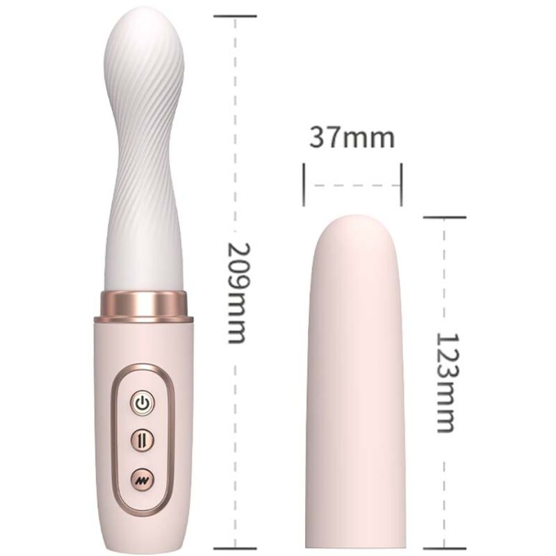 ARMONY – VIBRADOR ROTADOR & TELESCÓPIO AUTOMÁTICO YELLOW