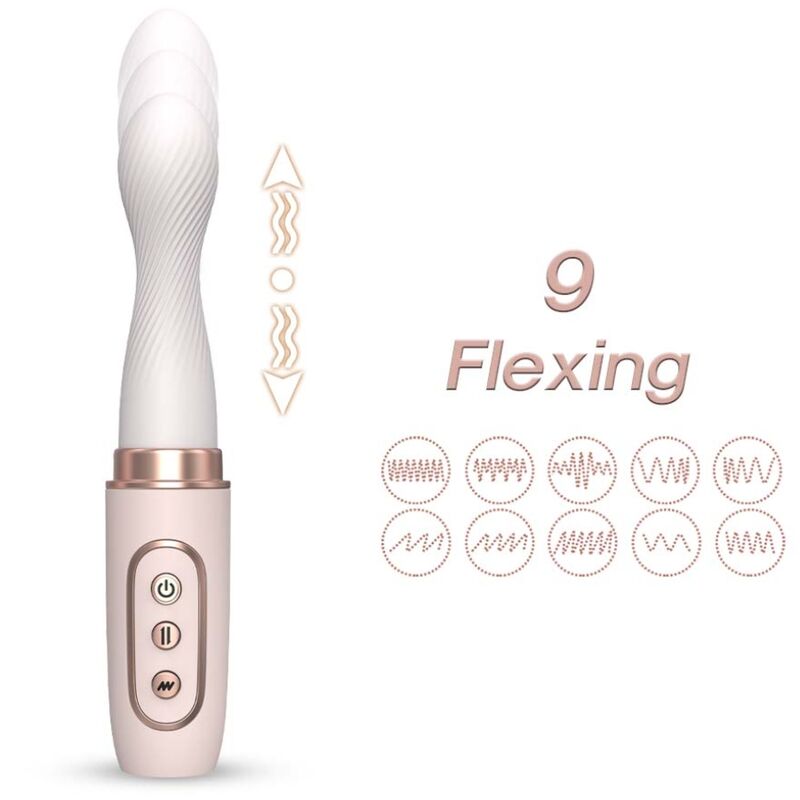 ARMONY - VIBRADOR ROTADOR & TELESCÓPIO AUTOMÁTICO YELLOW - Imagen 3