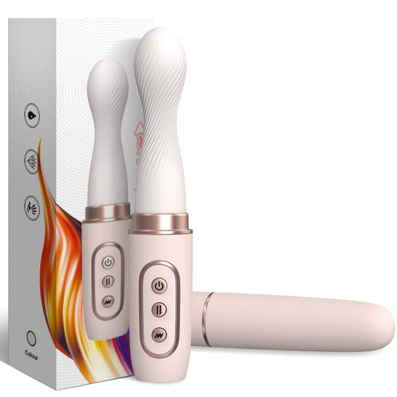 ARMONY - VIBRADOR ROTADOR & TELESCÓPIO AUTOMÁTICO YELLOW - Imagen 5