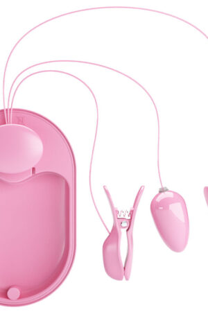 PRETTY LOVE - SURPRISE BOX PINZAS ELECTRO ESTIMULACION ROSA