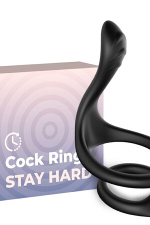 ARMONY - TAIL ANILLO DOBLE ANAL NEGRO