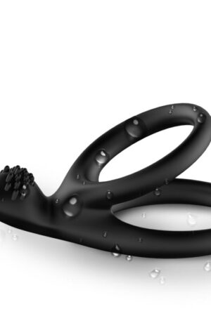 ARMONY - TENSY ANILLO DOBLE RABBIT NEGRO