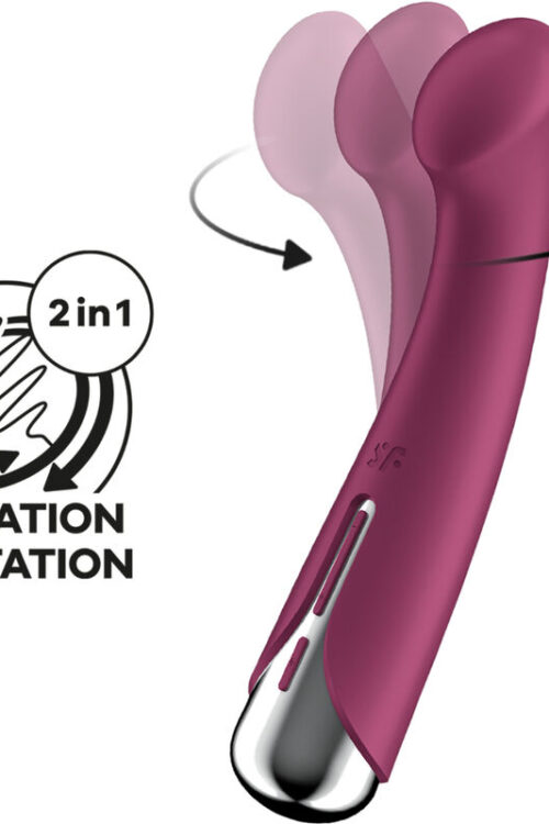 SATISFYER – SPINNING G-SPORT 1 VIBRADOR ROTADOR ROJO