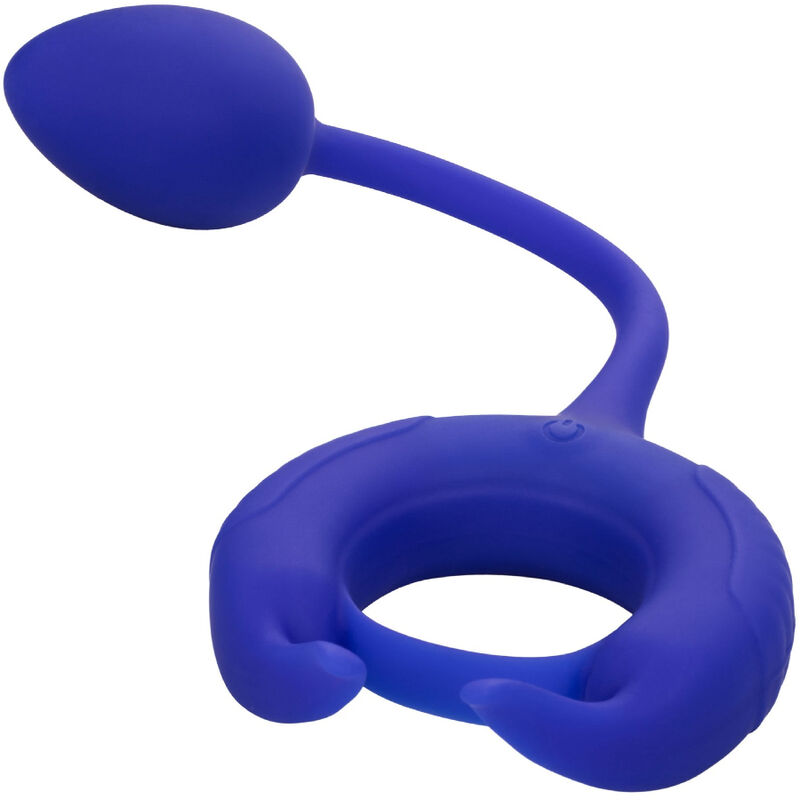CALEXOTICS - ADMIRAL ANILLO CON PESO PARA PENE AZUL - Imagen 5