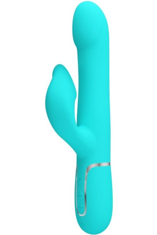 PRETTY LOVE – VIBRADOR RABBIT PERLAS VERDE AGUA