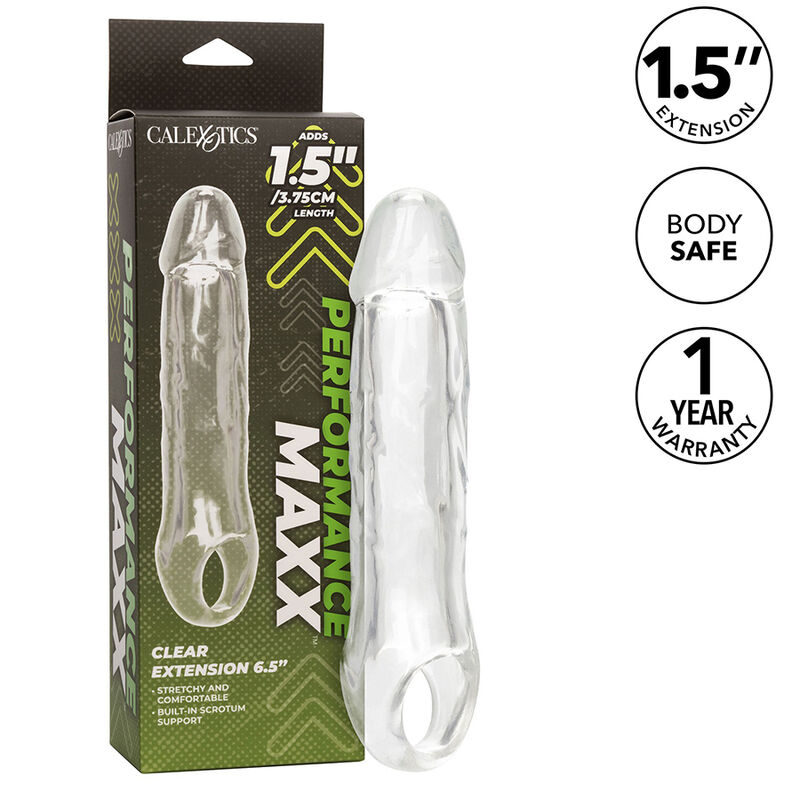 CALEXOTICS - PERFORMANCE MAXX EXTENSIÓN CLARA 6,5 TRANSPARENTE - Imagen 9