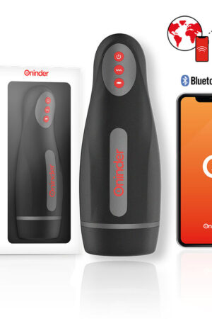 ONINDER - SEOUL MASTURBADOR MASCULINO DE COMPRESIÓN Y VIBRACIÓN - APP GRATUITA