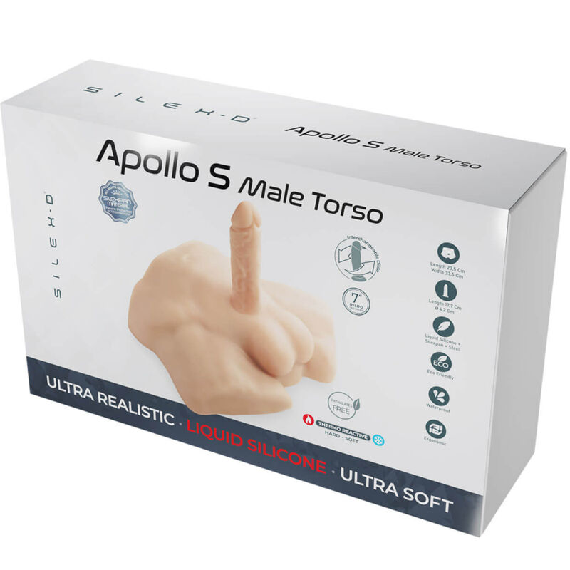 SILEXD - APOLLO S TORSO BAJO REALÍSTICO MASCULINO - Imagen 2