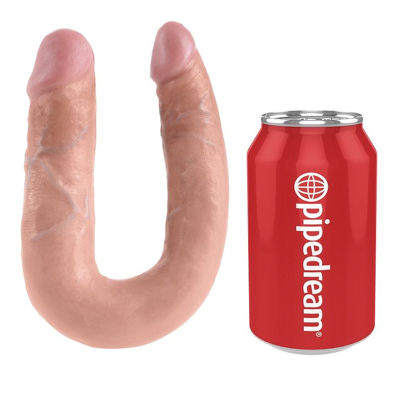 KING COCK - DILDO DOBLE PENETRACIÓN 13.9 CM NATURAL - Imagen 3