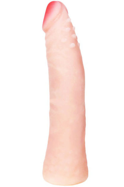 BAILE – DILDO SILICONA TACTO PIEL REALÍSTICO 19 CM COLOR CAJA ALEATORIO