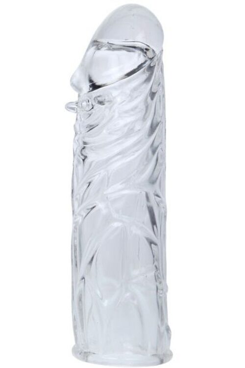 BAILE – FUNDA TRANSPARENTE PARA EL PENE EN SILICONA 13 CM