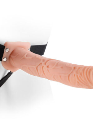 FETISH FANTASY SERIES - 11 ARNES VIBRADOR CON TESTICULOS HUECO MAN 27.9 CM NATURAL