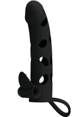 PRETTY LOVE - FUNDA SILICONA CON VIBRACIÓN 15.2 CM