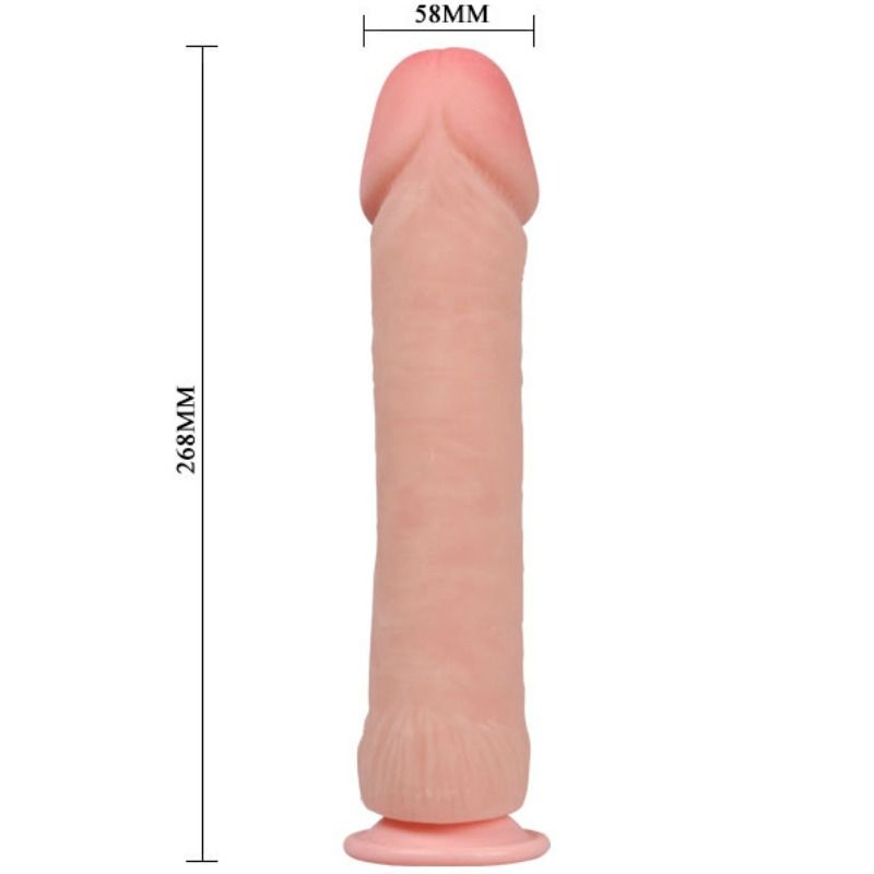 BAILE - THE BIG PENIS DILDO REALÍSTICO NATURAL 26CM - Imagen 2