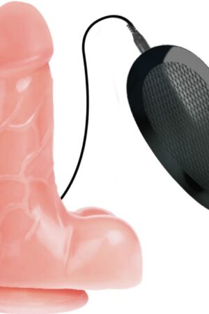 BAILE - VIBRADOR REALÍSTICO BÁRBARA NATURAL 22 CM
