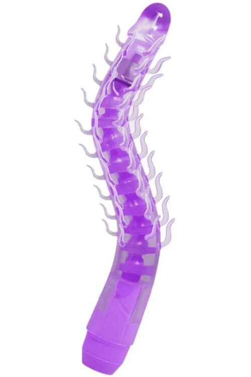 BAILE – FLEXI VIBE SENSUAL SPINE BENDABLE VIBRATING DILDO LILA 23.5 CM