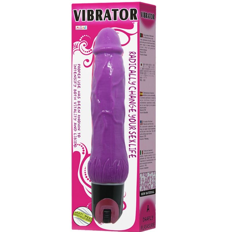 BAILE - VIBRATOR DAAPLY PLEASURE MULTIVELOCIDAD MORADO - Imagen 2