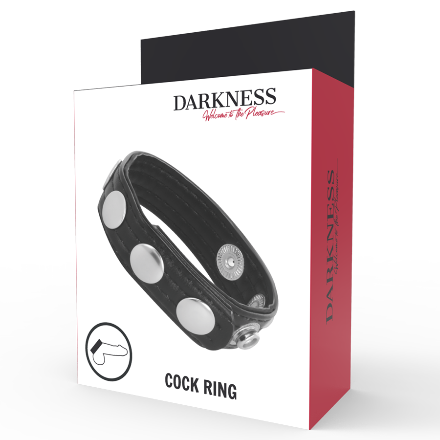 DARKNESS - LEATHER ANILLO ERECCIÓN - Imagen 3