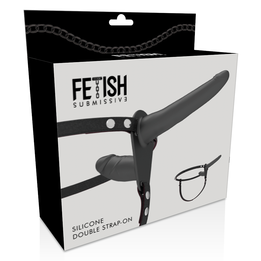 FETISH SUBMISSIVE HARNESS - DOBLE PENETRACIÓN NEGRO - Imagen 4