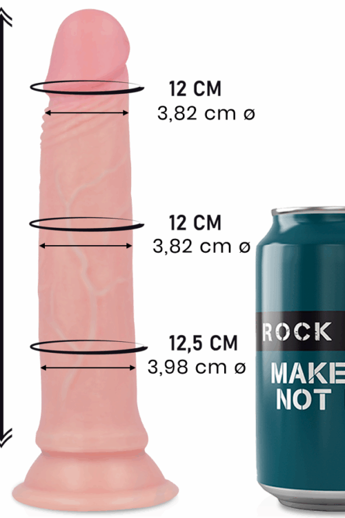 ROCKARMY – AVENGER DILDO REALÍSTICO LIQUID SILICONE 19 CM -O- 3.98 CM