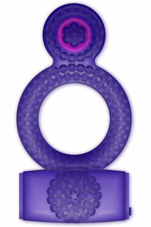 CASUAL LOVE – RING DOUBLE PLEASURE ANILLO LILA