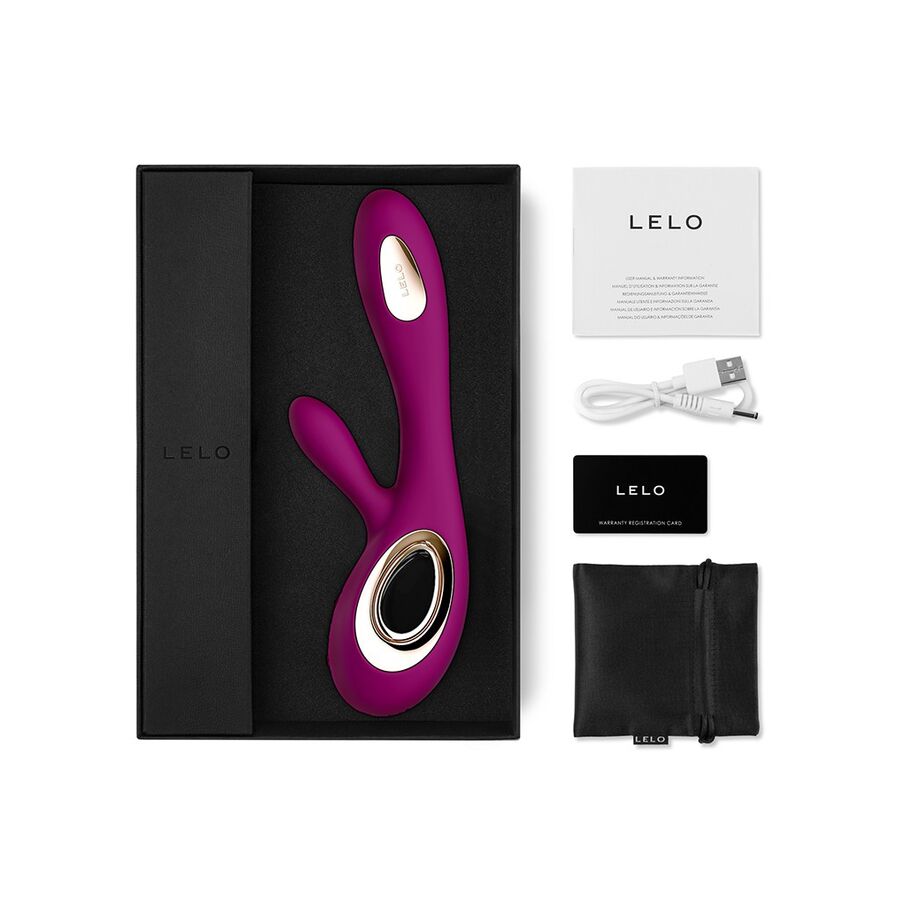 LELO - SORAYA WAVE VIBRADOR RABBIT MORADO - Imagen 2
