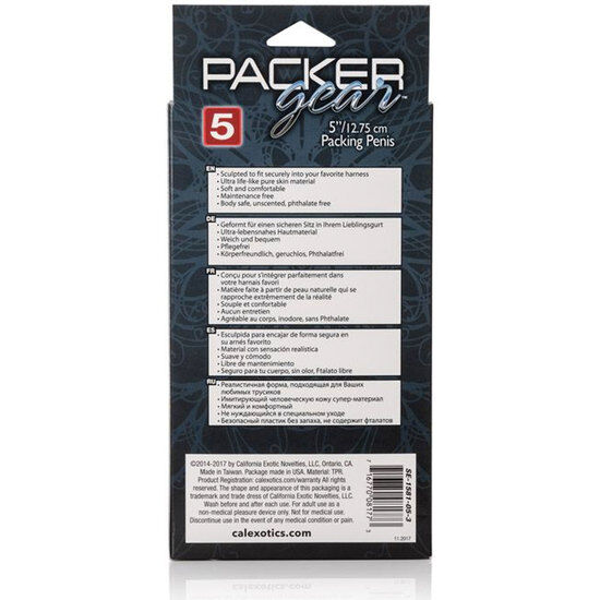CALEXOTICS - PACKING PENIS PENE REALÍSTICO 14.5 CM NATURAL - Imagen 3