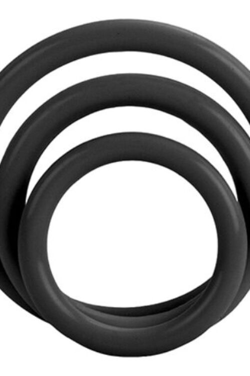 CALEXOTICS – SET TRES ANILLAS NEGRO ERECCIÓN