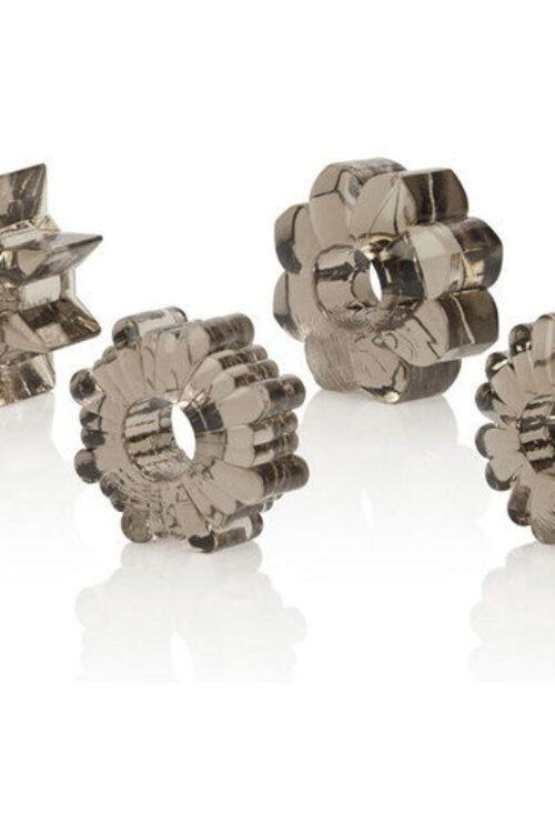 CALEXOTICS – BASIC SET 4 ANILLAS PENE TPR