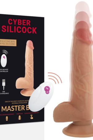 CYBER SILICOCK - REALÍSTICO CONTROL REMOTO MASTER BEN 23.88 CM -O- 4.3 CM
