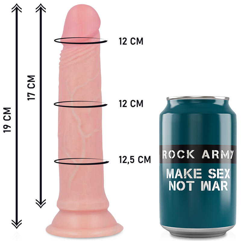 ROCKARMY - HARNESS + LIQUID SILICONE DILDO PREMIUM AVENGER 19 CM -O- 3.98 CM - Imagen 8